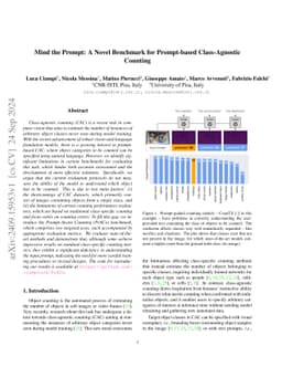 Mind the Prompt: A Novel Benchmark for Prompt-based Class-Agnostic
  Counting