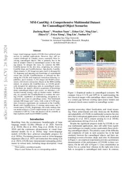 MM-CamObj: A Comprehensive Multimodal Dataset for Camouflaged Object
  Scenarios
