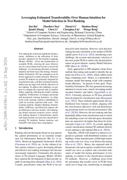 Leveraging Estimated Transferability Over Human Intuition for Model
  Selection in Text Ranking