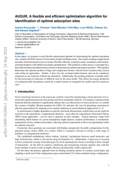 AUGUR, A flexible and efficient optimization algorithm for
  identification of optimal adsorption sites