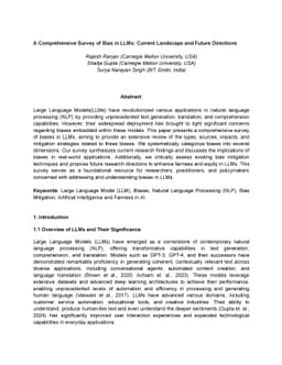 A Comprehensive Survey of Bias in LLMs: Current Landscape and Future
  Directions