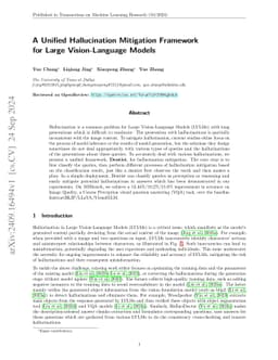 A Unified Hallucination Mitigation Framework for Large Vision-Language
  Models