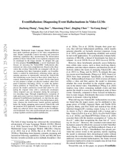 EventHallusion: Diagnosing Event Hallucinations in Video LLMs
