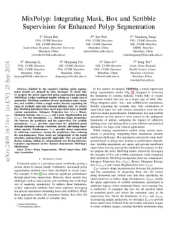 MixPolyp: Integrating Mask, Box and Scribble Supervision for Enhanced
  Polyp Segmentation