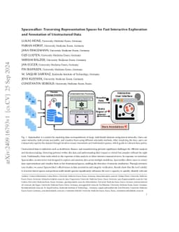 Spacewalker: Traversing Representation Spaces for Fast Interactive Exploration and Annotation of Unstructured Data
