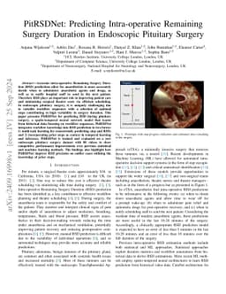 PitRSDNet: Predicting Intra-operative Remaining Surgery Duration in
  Endoscopic Pituitary Surgery