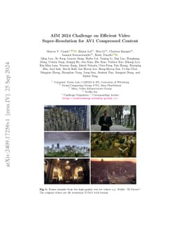 AIM 2024 Challenge on Efficient Video Super-Resolution for AV1
  Compressed Content