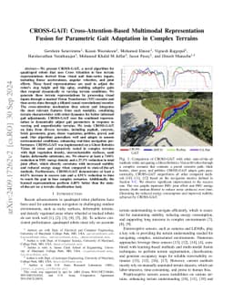 CROSS-GAiT: Cross-Attention-Based Multimodal Representation Fusion for
  Parametric Gait Adaptation in Complex Terrains