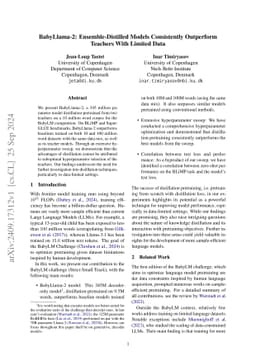 BabyLlama-2: Ensemble-Distilled Models Consistently Outperform Teachers
  With Limited Data