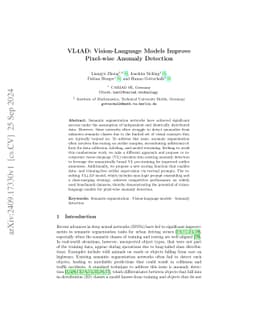VL4AD: Vision-Language Models Improve Pixel-wise Anomaly Detection