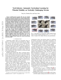 VertiSelector: Automatic Curriculum Learning for Wheeled Mobility on Vertically Challenging Terrain