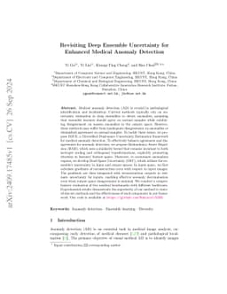 Revisiting Deep Ensemble Uncertainty for Enhanced Medical Anomaly
  Detection