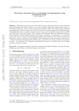 Least Squares and Marginal Log-Likelihood Model Predictive Control using Normalizing Flows