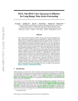 PGN: The RNN's New Successor is Effective for Long-Range Time Series
  Forecasting
