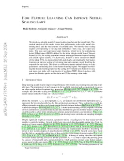 How Feature Learning Can Improve Neural Scaling Laws