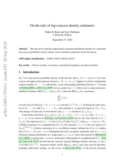 On the tails of log-concave density estimators