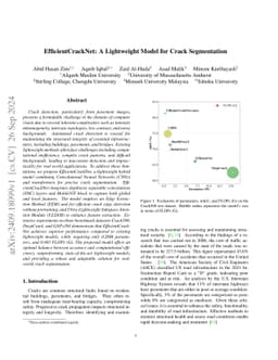 EfficientCrackNet: A Lightweight Model for Crack Segmentation
