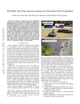 RT-GuIDE: Real-Time Gaussian splatting for Information-Driven
  Exploration