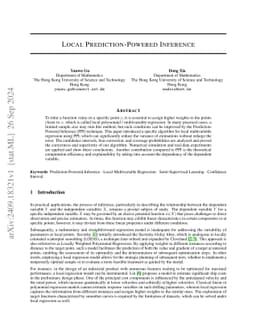 Local Prediction-Powered Inference