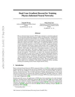 Dual Cone Gradient Descent for Training Physics-Informed Neural Networks