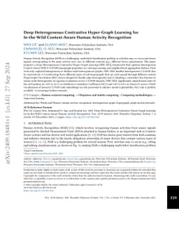 Deep Heterogeneous Contrastive Hyper-Graph Learning for In-the-Wild
  Context-Aware Human Activity Recognition