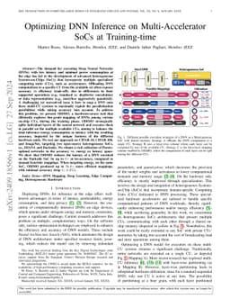 Optimizing DNN Inference on Multi-Accelerator SoCs at Training-time