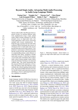 Beyond Single-Audio: Advancing Multi-Audio Processing in Audio Large
  Language Models
