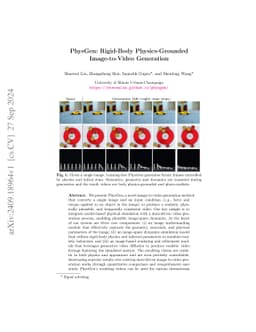 PhysGen: Rigid-Body Physics-Grounded Image-to-Video Generation