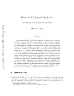 Posterior Conformal Prediction