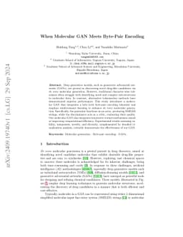When Molecular GAN Meets Byte-Pair Encoding
