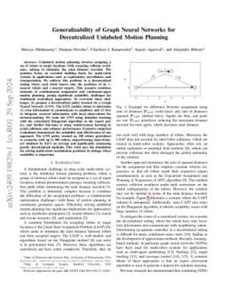 Generalizability of Graph Neural Networks for Decentralized Unlabeled
  Motion Planning