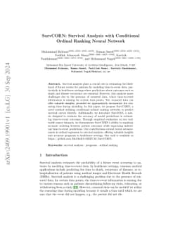 SurvCORN: Survival Analysis with Conditional Ordinal Ranking Neural
  Network