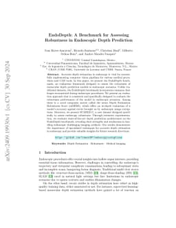 EndoDepth: A Benchmark for Assessing Robustness in Endoscopic Depth
  Prediction