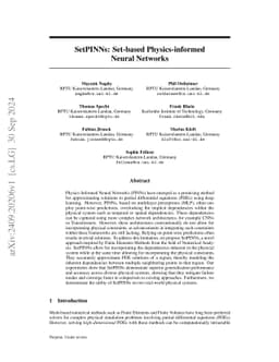 SetPINNs: Set-based Physics-informed Neural Networks