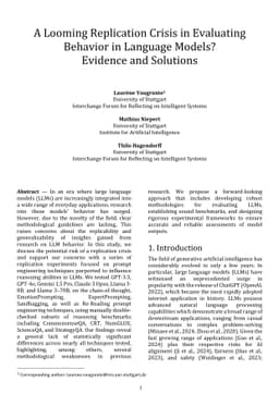 A Looming Replication Crisis in Evaluating Behavior in Language Models?
  Evidence and Solutions