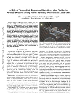 ALLO: A Photorealistic Dataset and Data Generation Pipeline for Anomaly
  Detection During Robotic Proximity Operations in Lunar Orbit