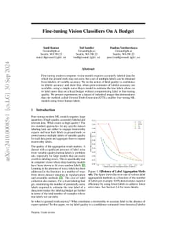 Fine-tuning Vision Classifiers On A Budget