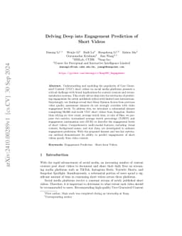 Delving Deep into Engagement Prediction of Short Videos