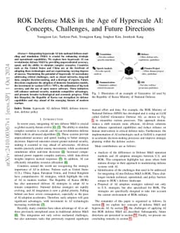 ROK Defense M&S in the Age of Hyperscale AI: Concepts, Challenges, and Future Directions