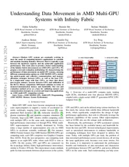 Understanding Data Movement in AMD Multi-GPU Systems with Infinity
  Fabric