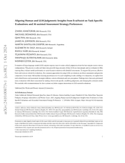 Aligning Human and LLM Judgments: Insights from EvalAssist on
  Task-Specific Evaluations and AI-assisted Assessment Strategy Preferences