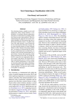 Text Clustering as Classification with LLMs