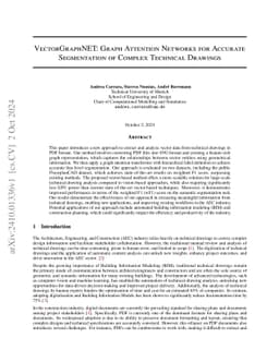 VectorGraphNET: Graph Attention Networks for Accurate Segmentation of
  Complex Technical Drawings