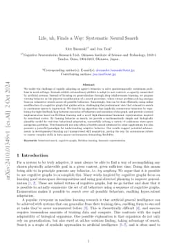 Life, uh, Finds a Way: Systematic Neural Search
