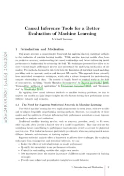Causal Inference Tools for a Better Evaluation of Machine Learning