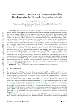 OmniGenBench: Automating Large-scale in-silico Benchmarking for Genomic
  Foundation Models