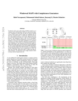 Windowed MAPF with Completeness Guarantees