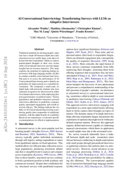 AI Conversational Interviewing: Transforming Surveys with LLMs as Adaptive Interviewers