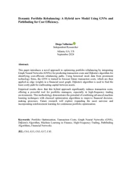 Dynamic Portfolio Rebalancing: A Hybrid new Model Using GNNs and
  Pathfinding for Cost Efficiency