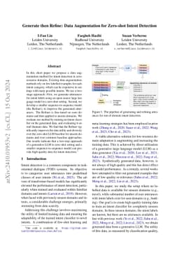 Generate then Refine: Data Augmentation for Zero-shot Intent Detection